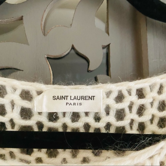 Saint Laurent off white wool mohair sweater XS - Picture 11 of 16